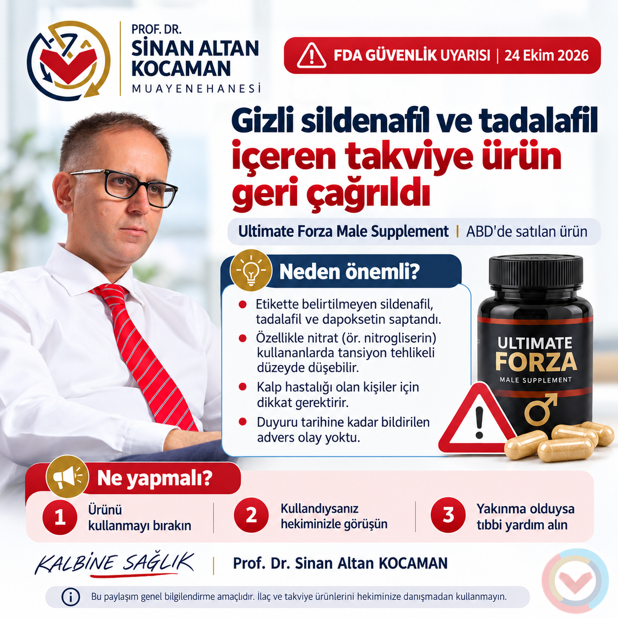 Kalp hastaları dikkat: “Takviye” ürünlerdeki gizli ilaçlar neden tehlikeli? — için tıbbi bilgilendirme görseli
