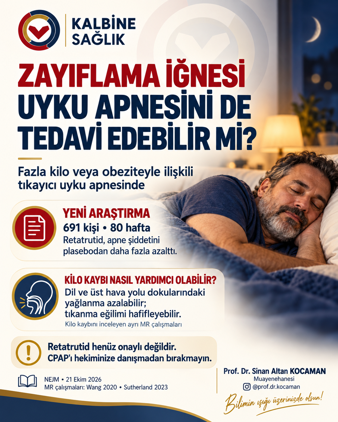 Zayıflama iğnesi uyku apnesini de tedavi edebilir mi? — için tıbbi bilgilendirme görseli